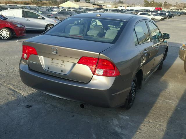 1HGFA16847L030073 - 2007 HONDA CIVIC EX SILVER photo 4