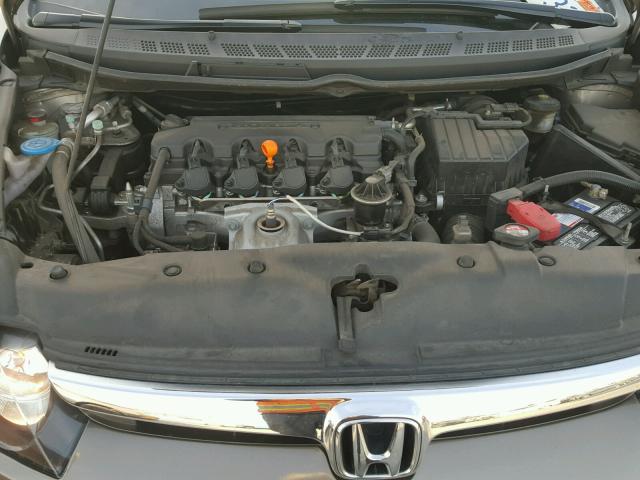 1HGFA16847L030073 - 2007 HONDA CIVIC EX SILVER photo 7