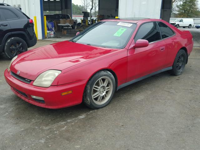 JHMBB6244XC006722 - 1999 HONDA PRELUDE RED photo 2