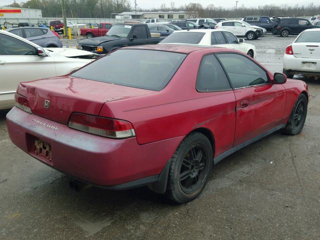 JHMBB6244XC006722 - 1999 HONDA PRELUDE RED photo 4