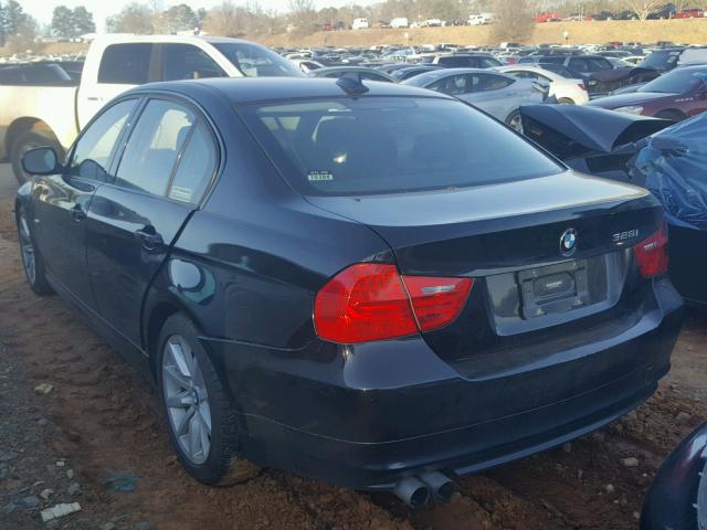 WBAPH7C57BE850993 - 2011 BMW 328 I BLACK photo 3