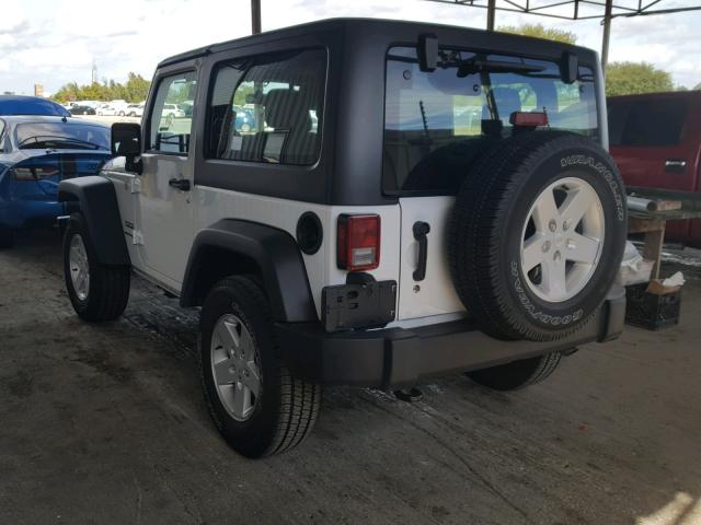 1C4GJWAG0JL920415 - 2018 JEEP WRANGLER S 白色 照片 3