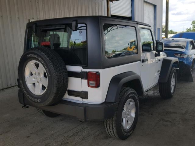 1C4GJWAG0JL920415 - 2018 JEEP WRANGLER S 白色 照片 4