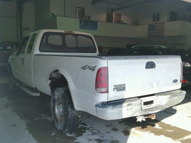 1FTNX21P14EC82084 - 2004 FORD F250 SUPER WHITE photo 3