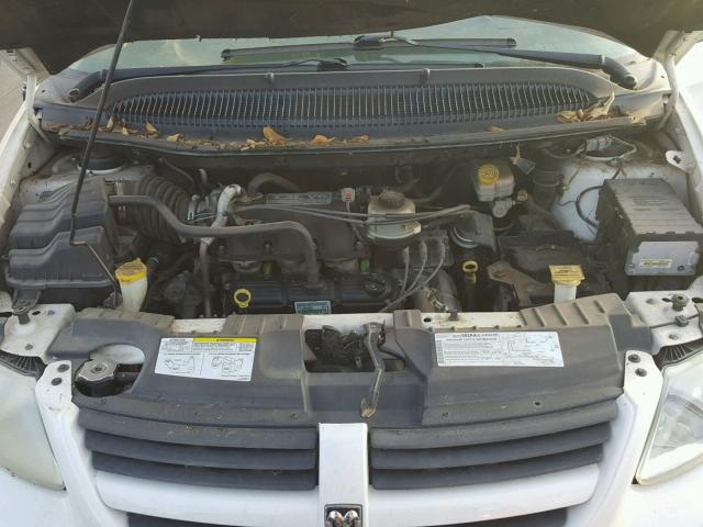 1D4GP24R66B614758 - 2006 DODGE GRAND CARA WHITE photo 7