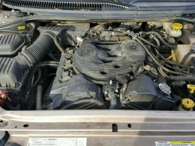 2B3HD46R91H697901 - 2001 DODGE INTREPID S BEIGE photo 7