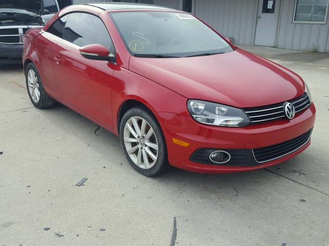 WVWBW7AH2CV012968 - 2012 VOLKSWAGEN EOS KOMFOR წითელი ფოტო 1