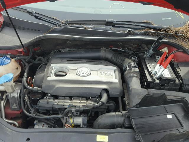 WVWBW7AH2CV012968 - 2012 VOLKSWAGEN EOS KOMFOR წითელი ფოტო 7