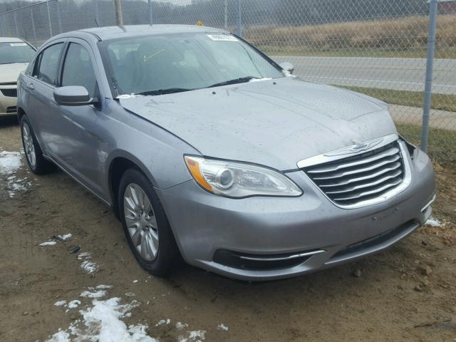 1C3CCBAB1EN124390 - 2014 CHRYSLER 200 LX SILVER photo 1