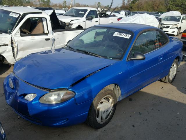 3FAFP11371R225740 - 2001 FORD ESCORT ZX2 BLUE photo 2