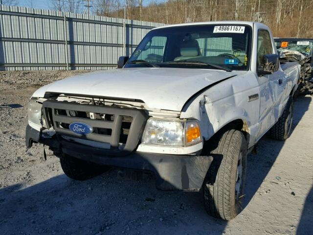 1FTKR1AD8BPB00346 - 2011 FORD RANGER WHITE photo 2