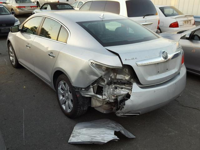 1G4GE5ED2BF387493 - 2011 BUICK LACROSSE C SILVER photo 3