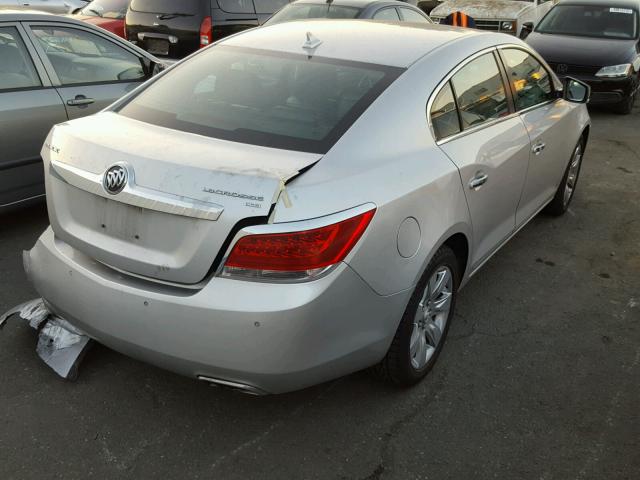 1G4GE5ED2BF387493 - 2011 BUICK LACROSSE C SILVER photo 4