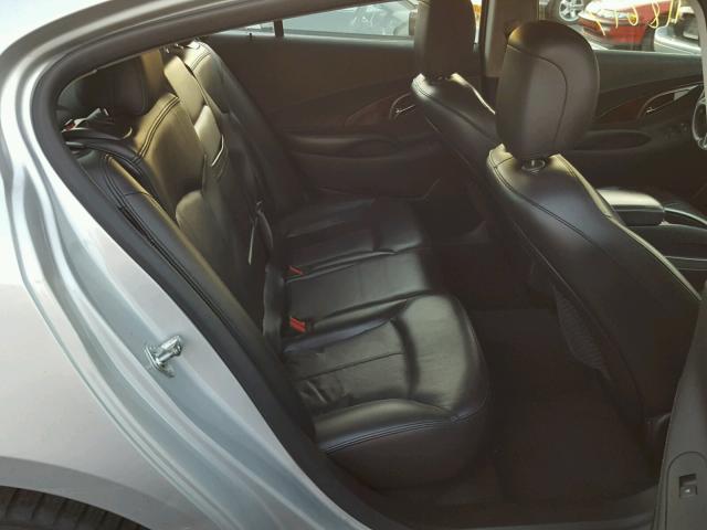 1G4GE5ED2BF387493 - 2011 BUICK LACROSSE C SILVER photo 6