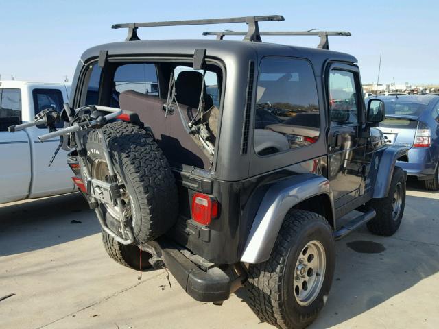 1J4FA39S24P791474 - 2004 JEEP WRANGLER X BLACK photo 4