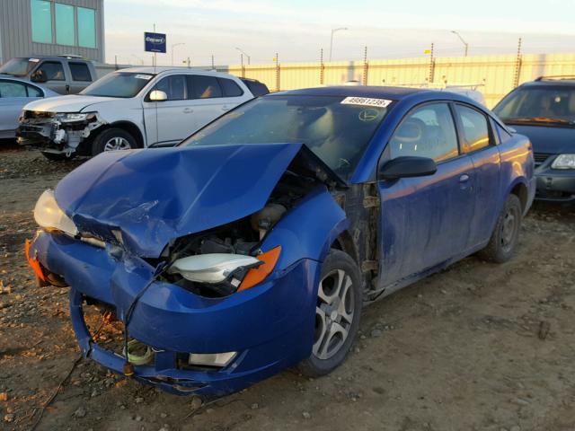 1G8AV12F94Z217250 - 2004 SATURN ION LEVEL BLUE photo 2