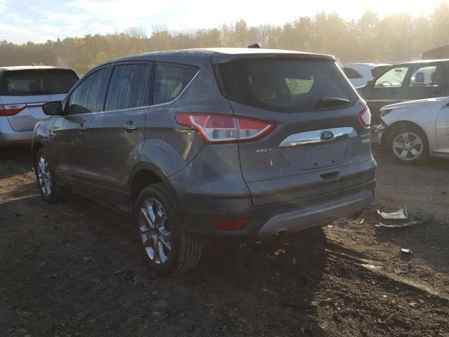 1FMCU0HX8DUD35682 - 2013 FORD ESCAPE SEL GRAY photo 3