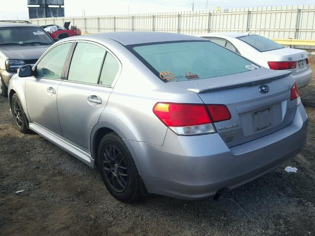 4S3BMCC69C3007109 - 2012 SUBARU LEGACY 2.5 SILVER photo 3