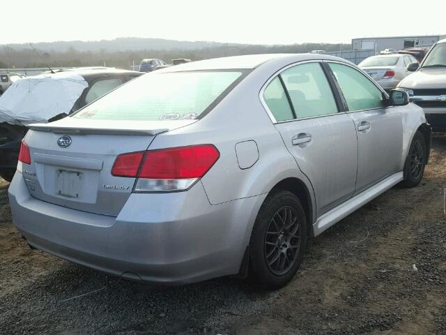 4S3BMCC69C3007109 - 2012 SUBARU LEGACY 2.5 SILVER photo 4