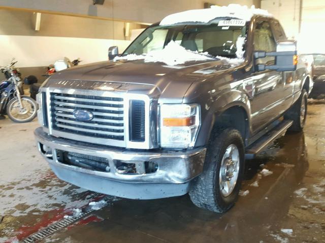 1FTSX2BR5AEB26709 - 2010 FORD F250 SUPER GRAY photo 2