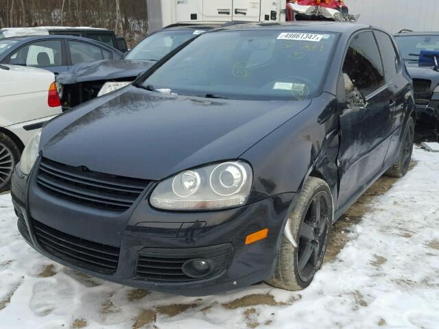 WVWEV71KX7W019128 - 2007 VOLKSWAGEN NEW GTI BLACK photo 2