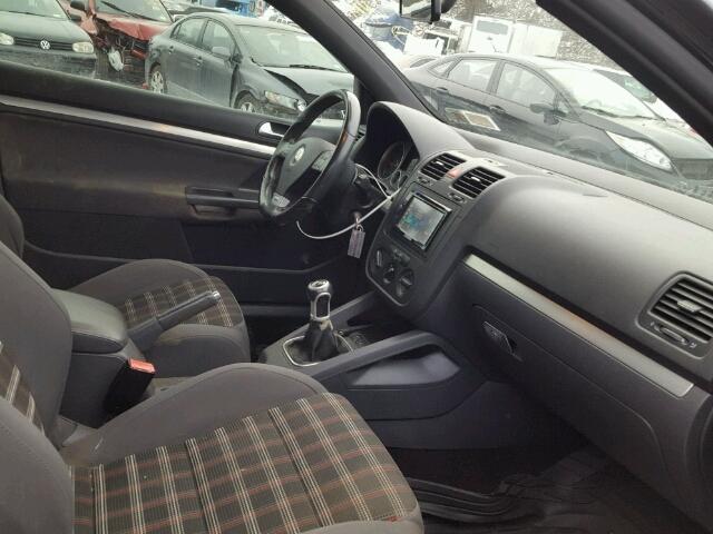 WVWEV71KX7W019128 - 2007 VOLKSWAGEN NEW GTI BLACK photo 5