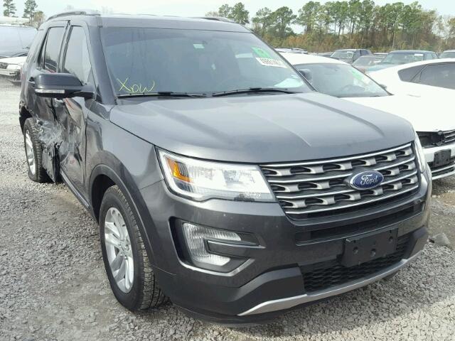 1FM5K7D83HGC44961 - 2017 FORD EXPLORER X GRAY photo 1