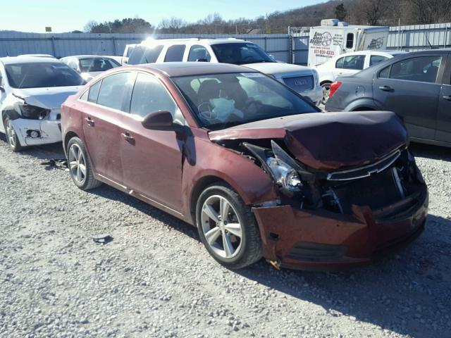 1G1PE5SB4D7144104 - 2013 CHEVROLET CRUZE LT RED photo 1