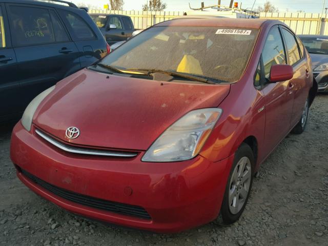 JTDKB20U267502364 - 2006 TOYOTA PRIUS RED photo 2