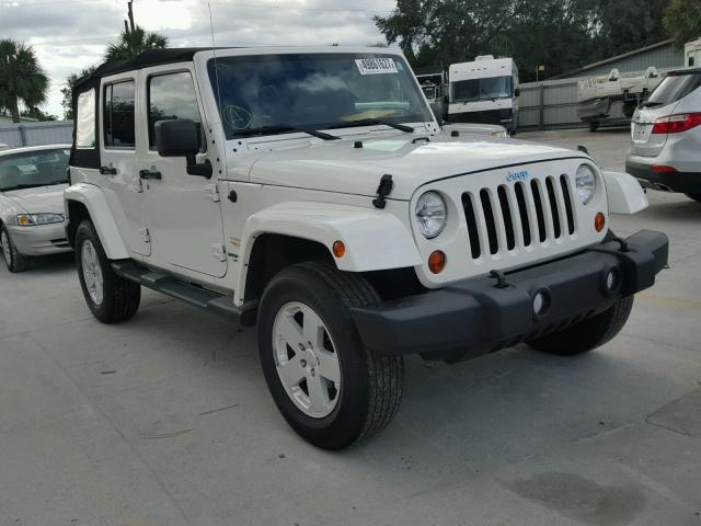 1J4BB5H13AL200314 - 2010 JEEP WRANGLER U WHITE photo 1