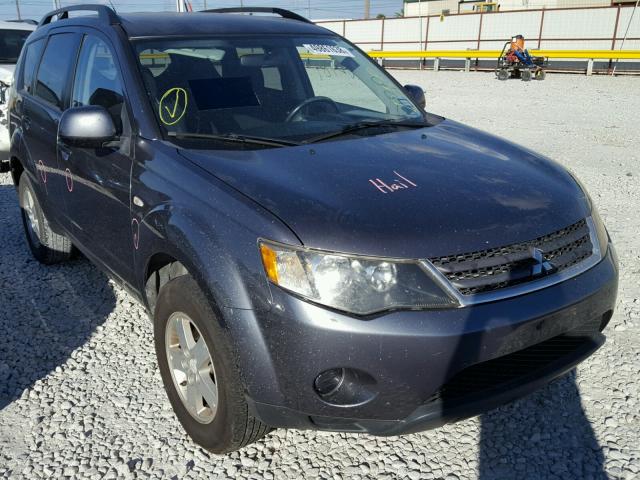 JA4MS31X37U006669 - 2007 MITSUBISHI OUTLANDER GRAY photo 1