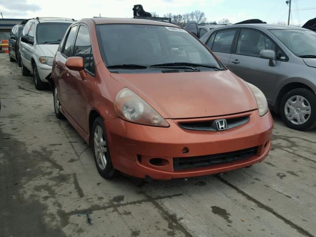 JHMGD38687S065303 - 2007 HONDA FIT S 橙色 照片 1