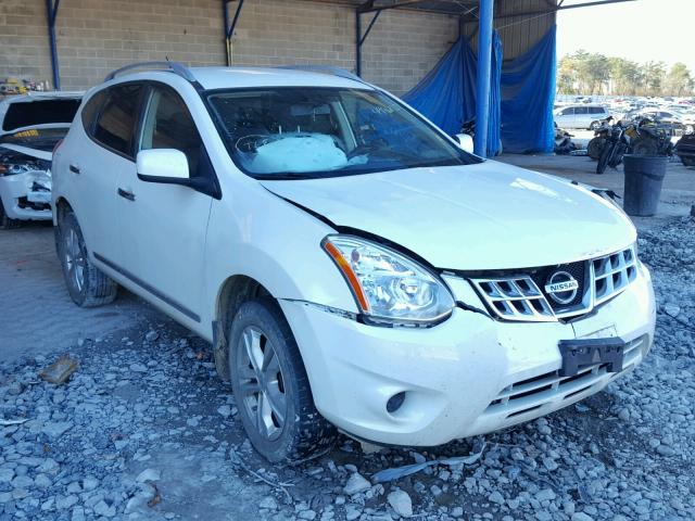 JN8AS5MT4DW545433 - 2013 NISSAN ROGUE S WHITE photo 1