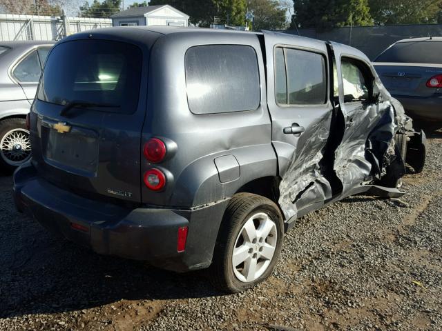 3GNBABFW2BS530910 - 2011 CHEVROLET HHR LT GRAY photo 4