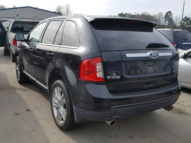 2FMDK3KC7BBA21624 - 2011 FORD EDGE LIMIT BLACK photo 3