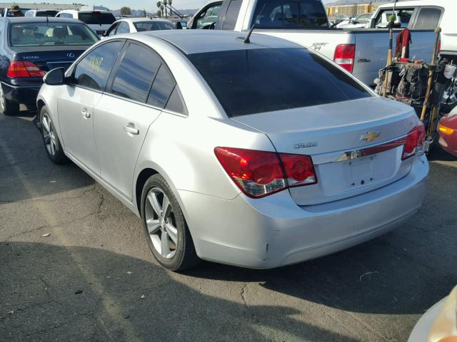 1G1PG5SC1C7325968 - 2012 CHEVROLET CRUZE LT SILVER photo 3