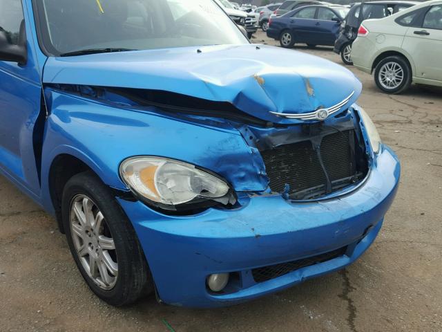 3A8FY58B58T203107 - 2008 CHRYSLER PT CRUISER BLUE photo 9