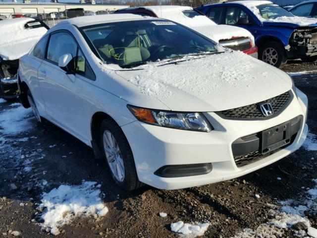 2HGFG3B06CH539955 - 2012 HONDA CIVIC EXL WHITE photo 1