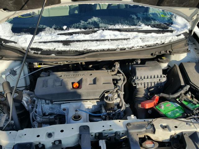 2HGFG3B06CH539955 - 2012 HONDA CIVIC EXL WHITE photo 7
