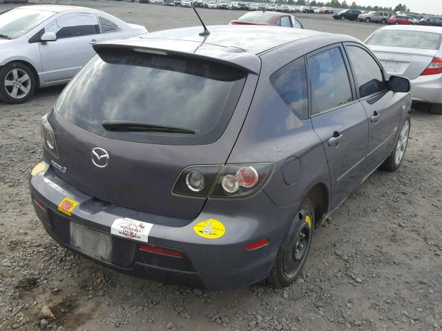 JM1BK344891230751 - 2009 MAZDA 3 S CHARCOAL photo 4