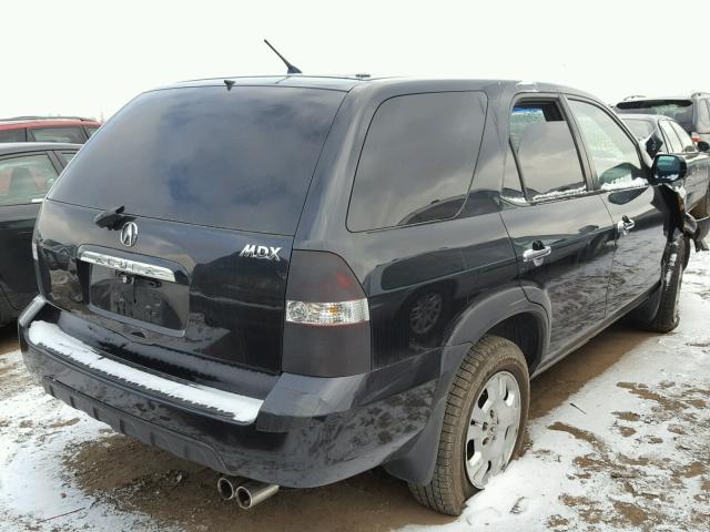 2HNYD18251H516140 - 2001 ACURA MDX BLACK photo 4