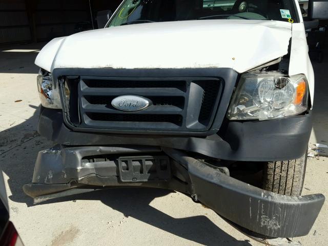 1FTRF12W98KD43824 - 2008 FORD F150 WHITE photo 9