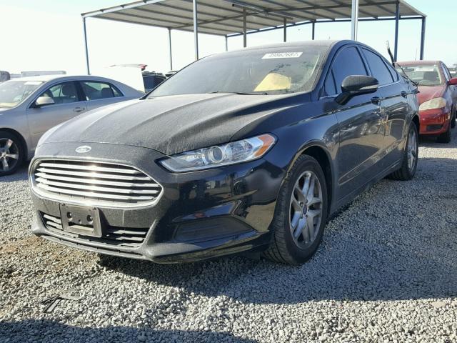 3FA6P0H73GR217369 - 2016 FORD FUSION SE BLACK photo 2