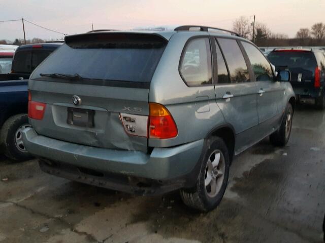 5UXFA53513LV93249 - 2003 BMW X5 3.0I GRAY photo 4