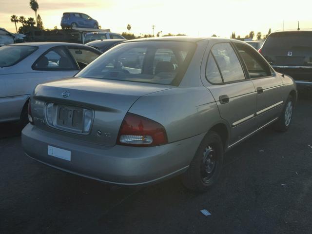 3N1CB51D61L507448 - 2001 NISSAN SENTRA XE GRAY photo 4