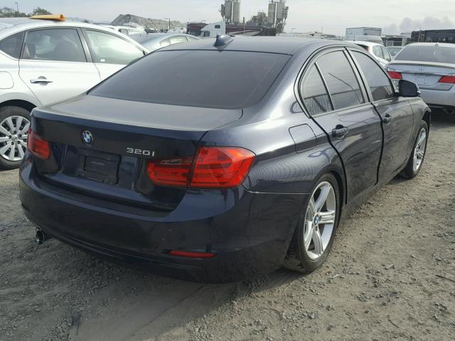 WBA3B1G52ENS80137 - 2014 BMW 320 I BLUE photo 4