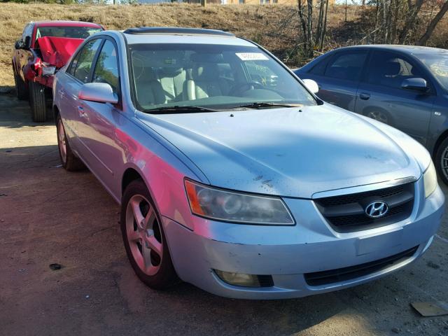 5NPEU46F46H070321 - 2006 HYUNDAI SONATA GLS BLUE photo 1