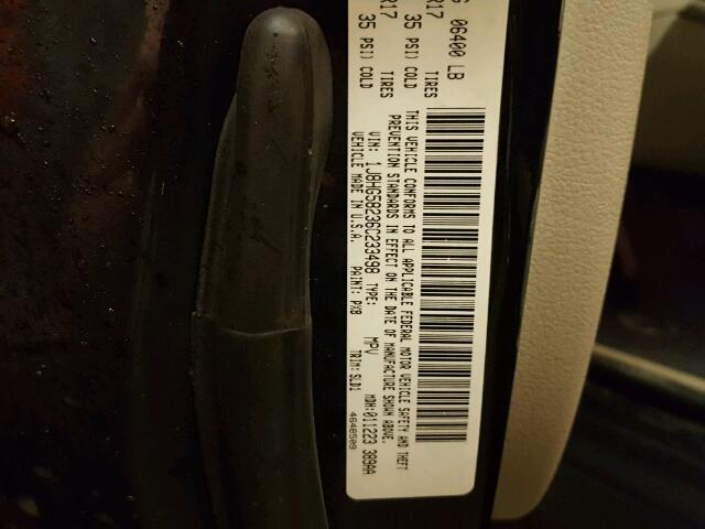 1J8HG58236C233498 - 2006 JEEP COMMANDER შავი ფოტო 10