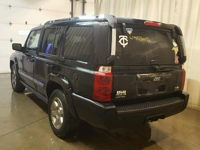 1J8HG58236C233498 - 2006 JEEP COMMANDER შავი ფოტო 3