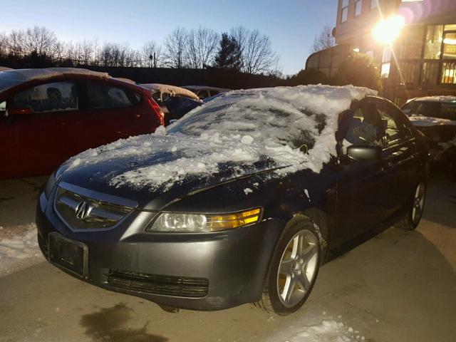 19UUA66214A053303 - 2004 ACURA TL GRAY photo 2